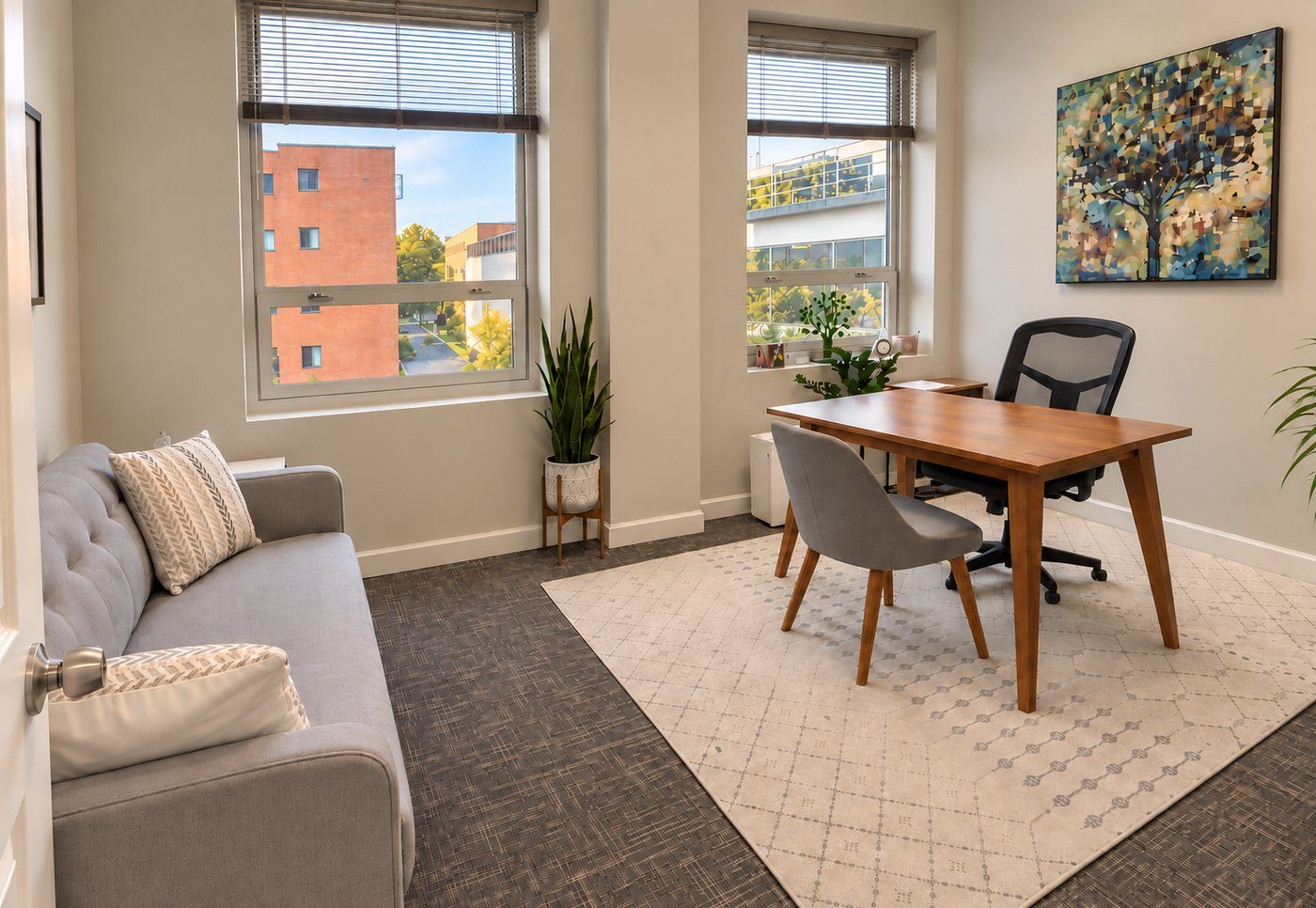 Dr. Kayce's office in Bethesda, Maryland